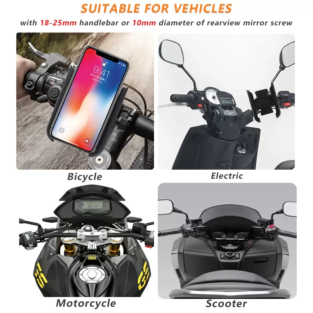 מחזיק טלפון עם מטען USB להונדה PCX - תמונה 2
