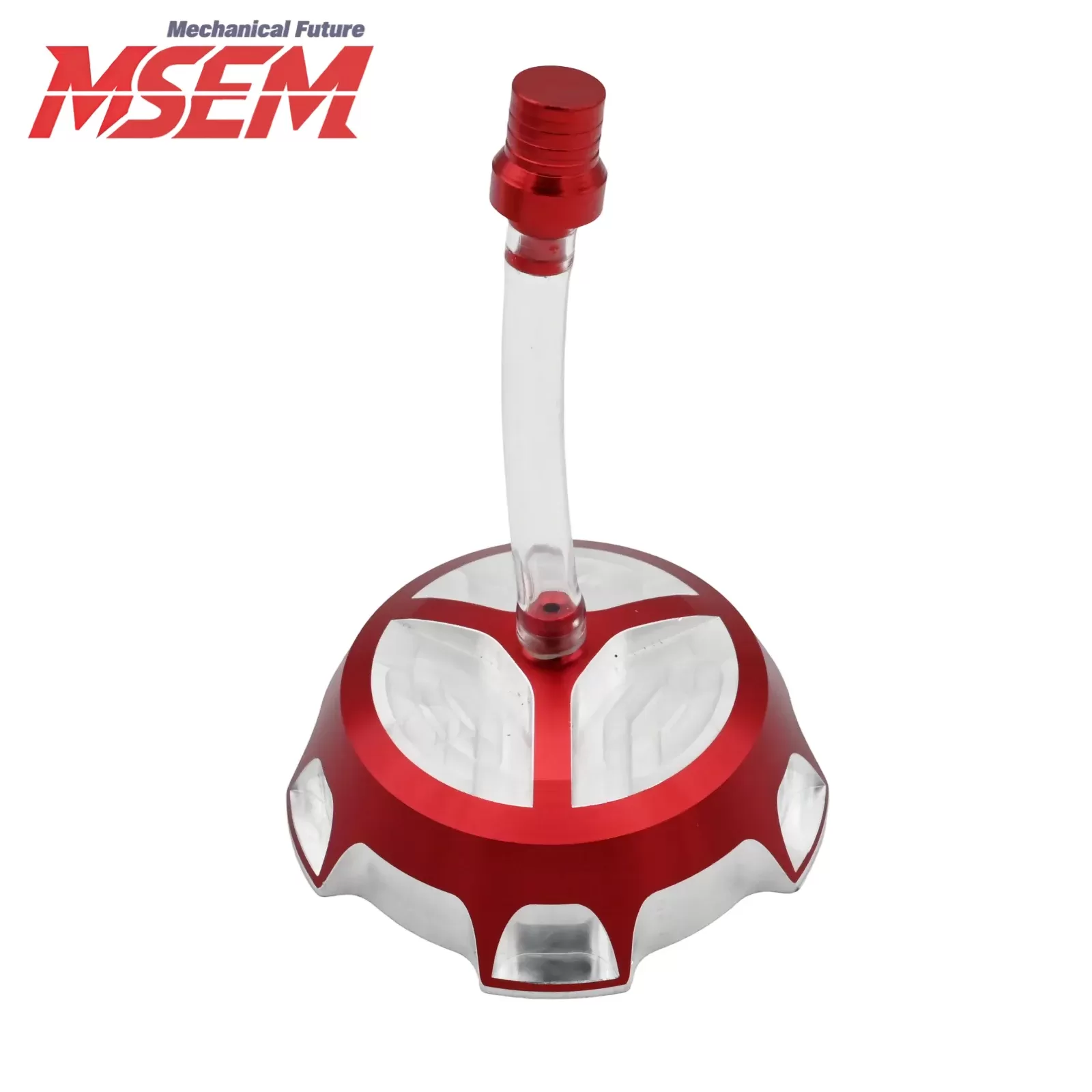 For Honda Yamaha Kawasaki ATV Motocross CNC 50mm Aluminum Motorcycle Accessories Parts  Gas Fuel Tank Cap Cover - תמונה 2