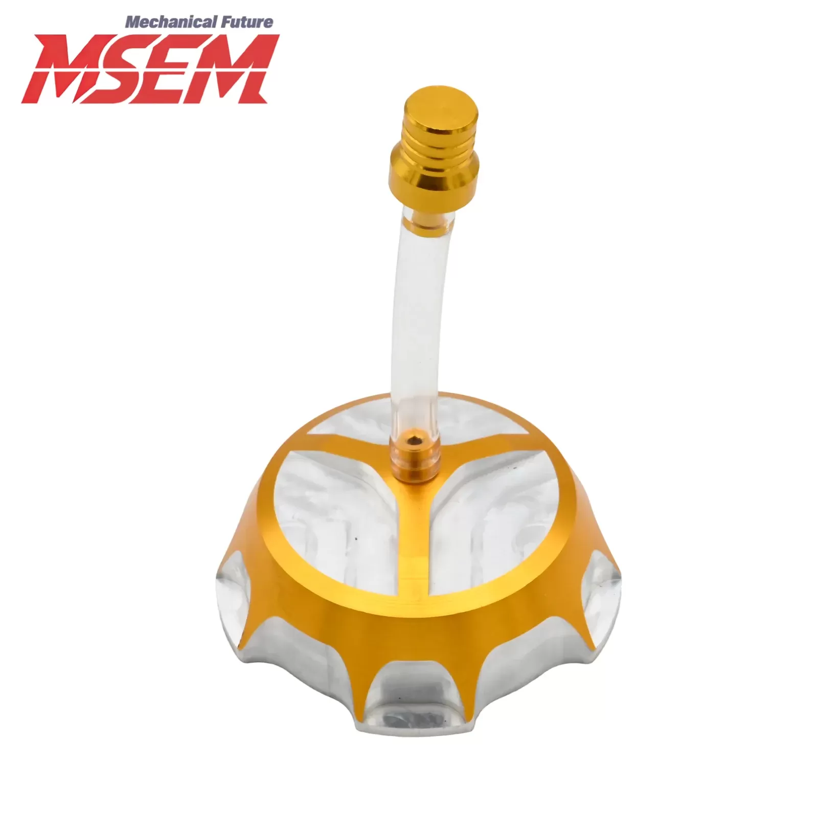 For Honda Yamaha Kawasaki ATV Motocross CNC 50mm Aluminum Motorcycle Accessories Parts  Gas Fuel Tank Cap Cover - תמונה 5
