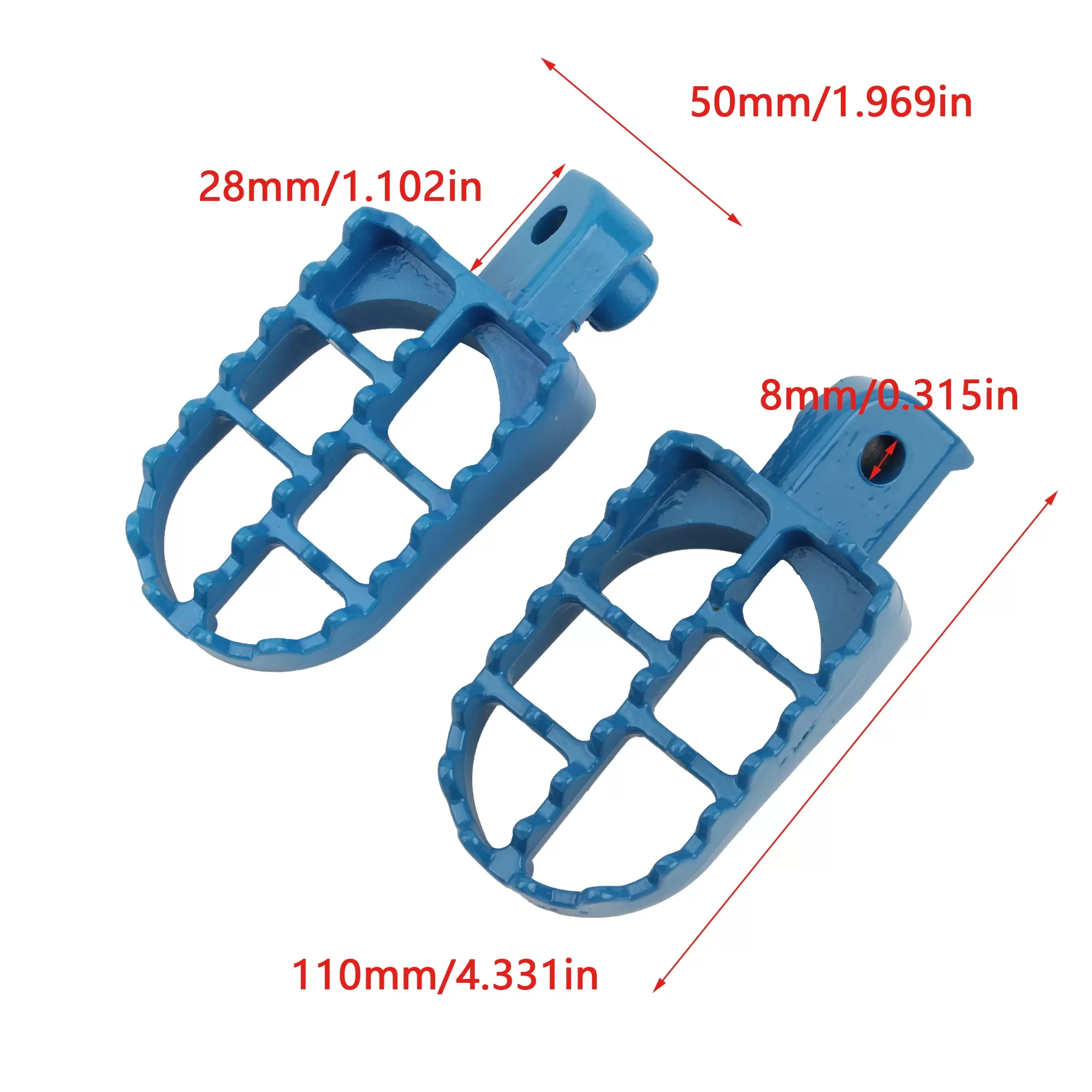 רפידות רגליים לאופנועים הונדה XR ו-CRF - תמונה 6