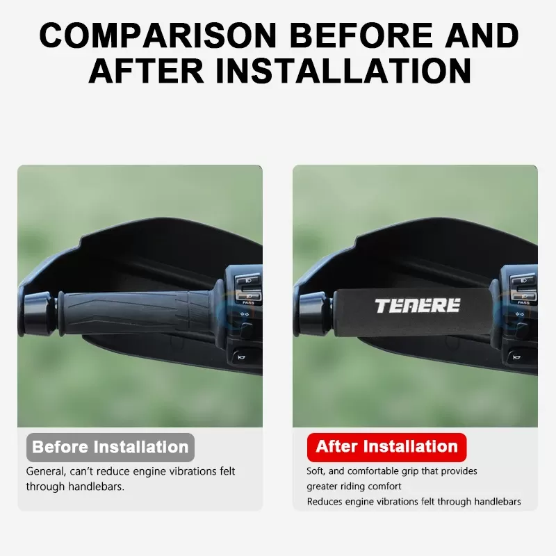 גריפים אנטי-ויברציה לאופנוע Yamaha Super Tenere - תמונה 3