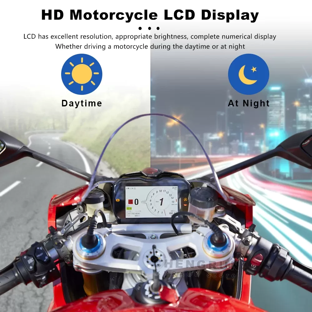 מסך LCD לדוקאטי פניגאלה וסטריטפייטר V4 - תמונה 3
