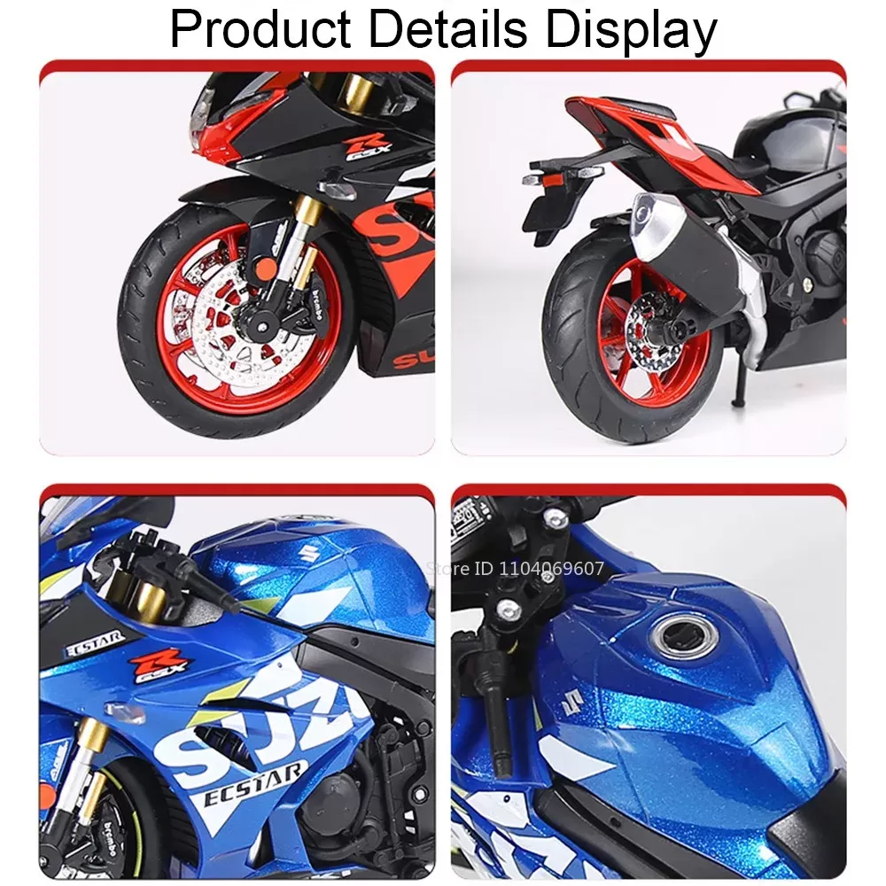 דגם אופנוע סוזוקי GSX1000R GSX250R מואר - תמונה 2