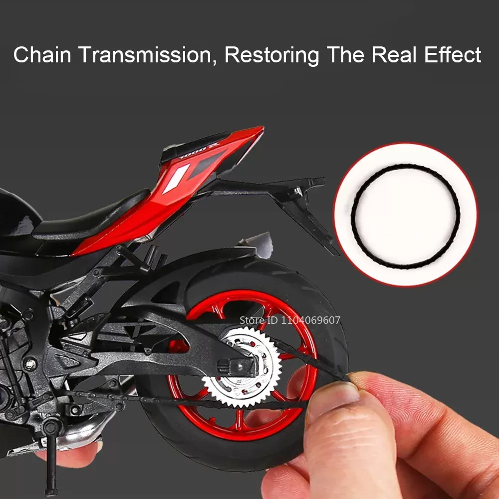 דגם אופנוע סוזוקי GSX1000R GSX250R מואר - תמונה 4