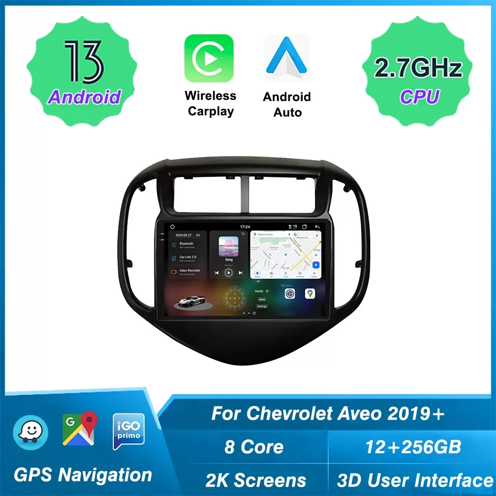 רדיו לרכב עם GPS לשברולט אבאו סוניק 2017-2021 - תמונה 2